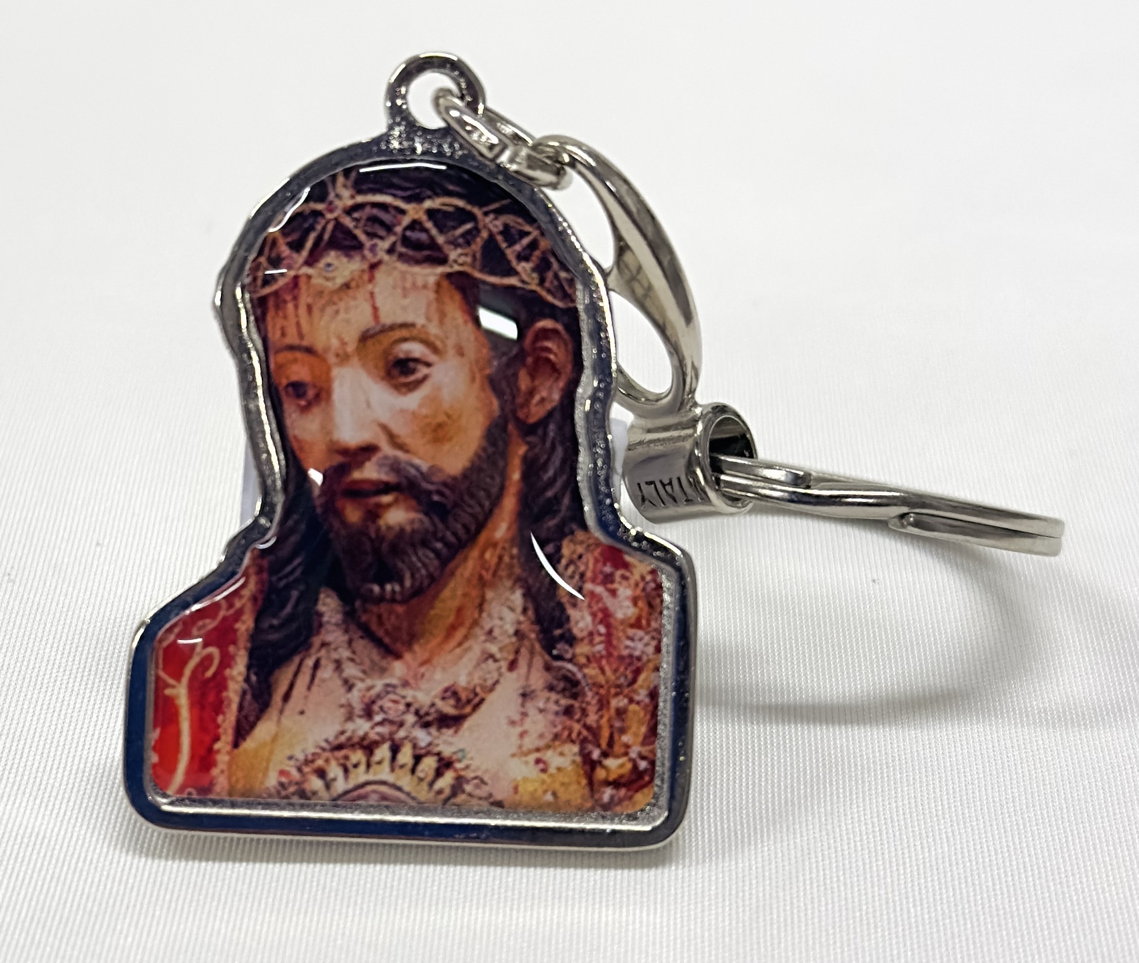 Porta chaves em metal recortado - Sr. Sto. Cristo